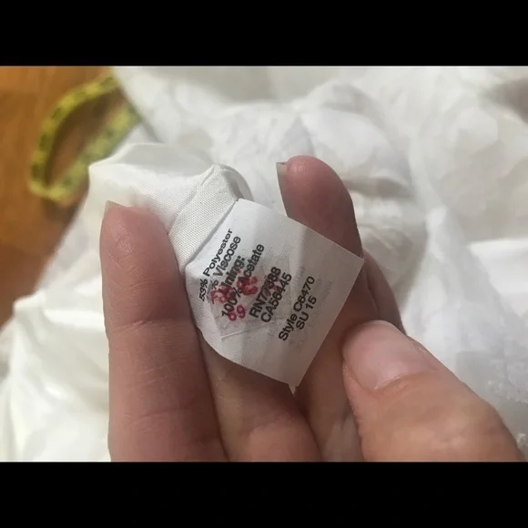 J. Crew sheer burnout white skirt pockets a-line‎ 6 - Picture 7 of 8